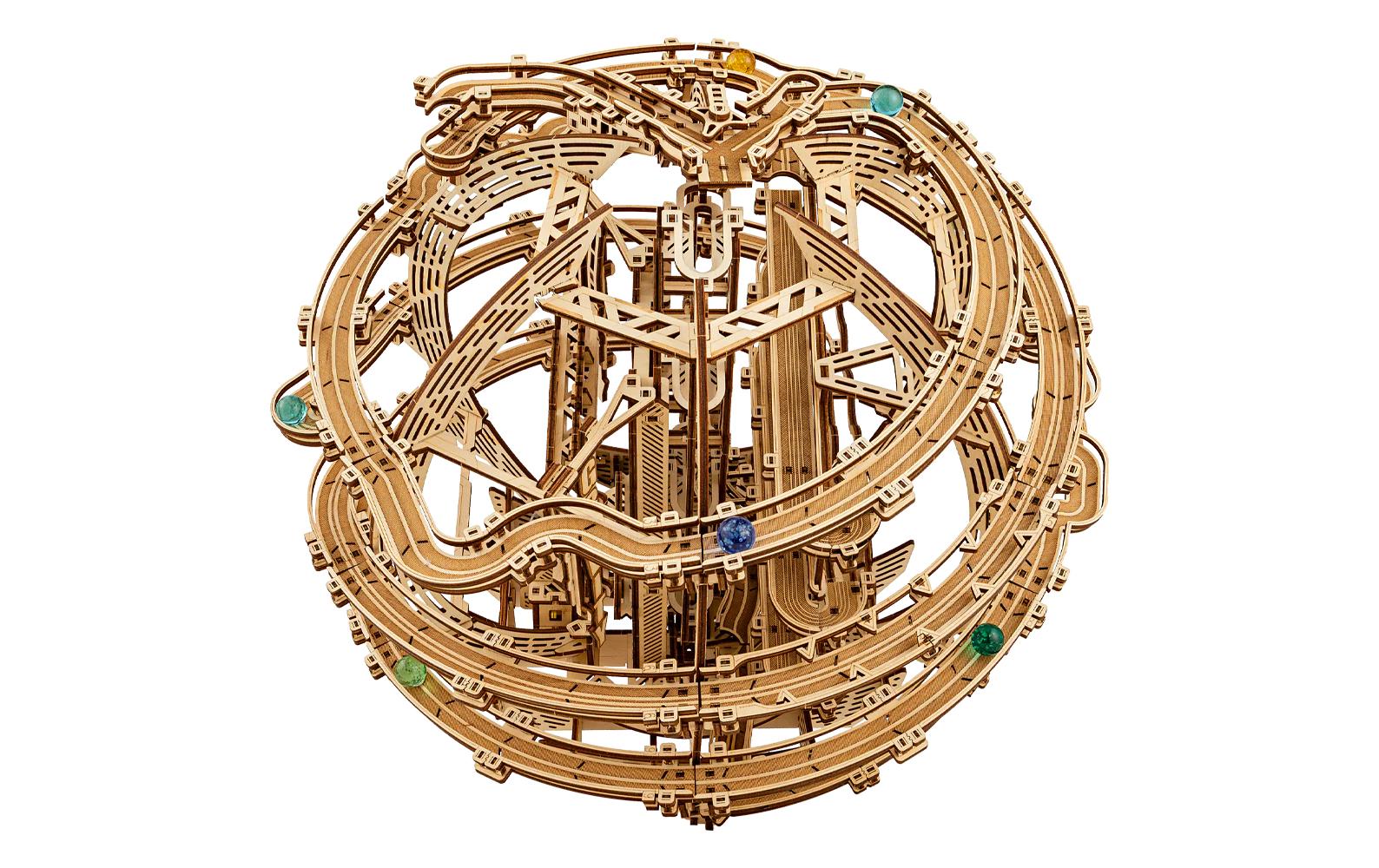 Bausatz Gravity Kugelbahn<br>Elektrische Kugelbahn 3D Bausatz aus Holz