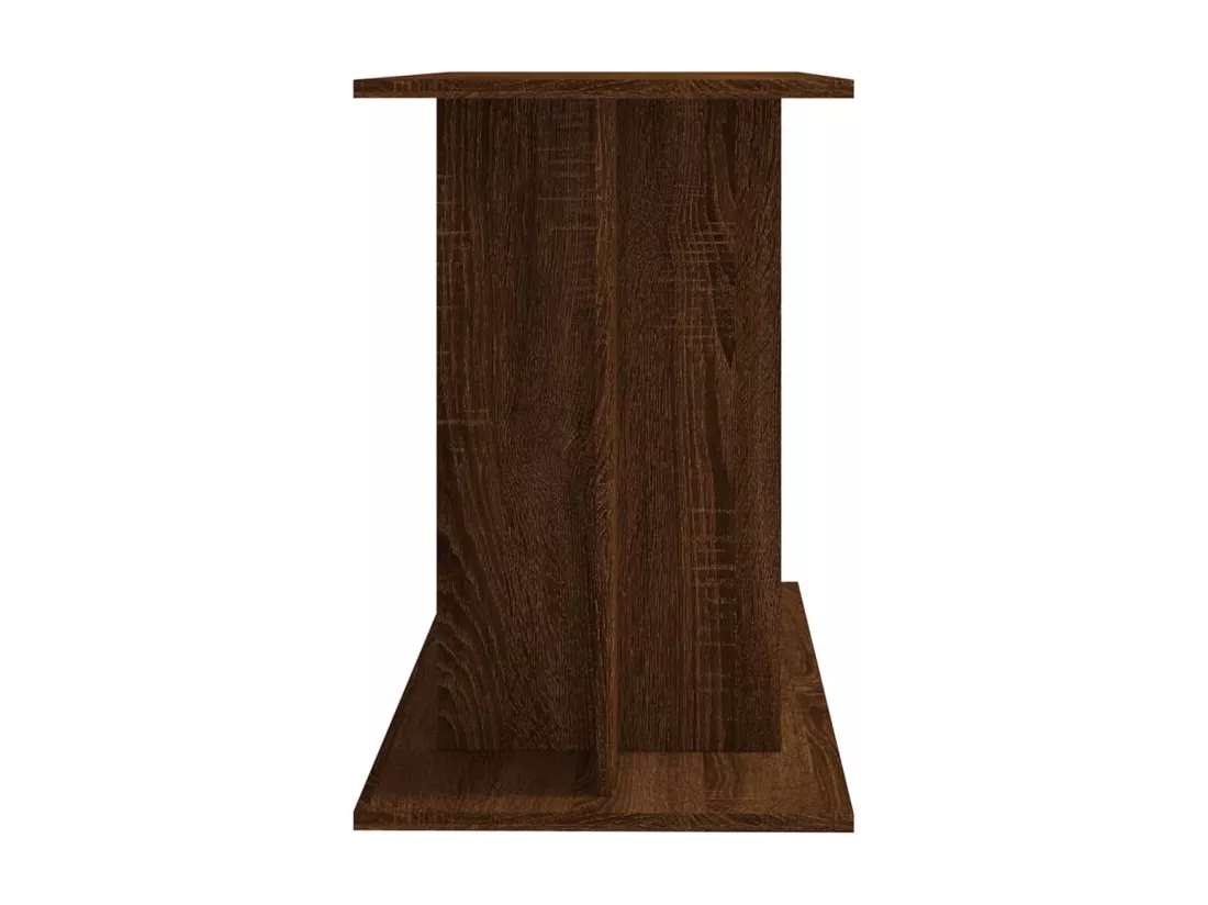 Support d'aquarium chêne marron 100x40x60 cm bois d'ingénierie