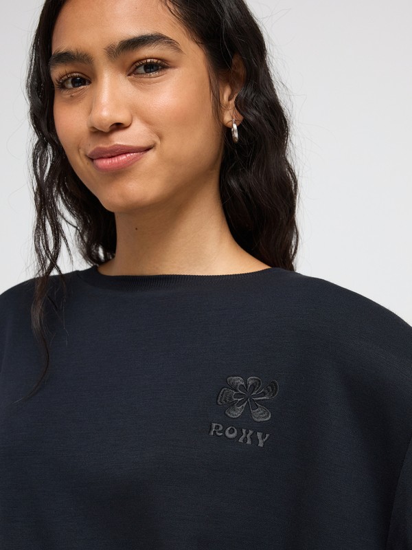 Surfing By Moonlight Sweat doux et confortable Noir Femme