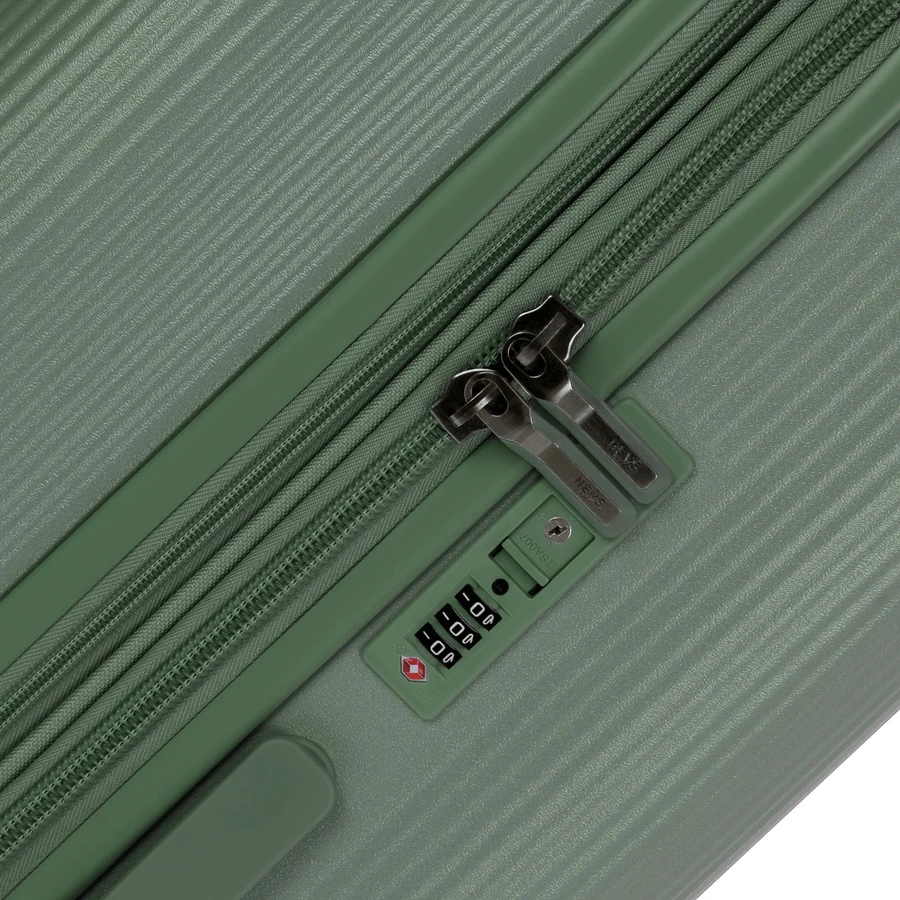 Heys Earth Tones - 4-Rollen-Kabinentrolley S 53 cm erw. moss