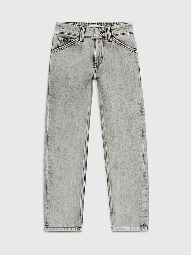 calça jeans skater com lavagem stonewashed
