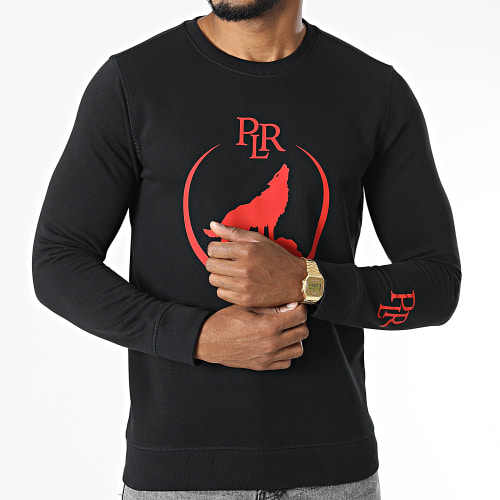 Sweat Crewneck PLR Noir Rouge