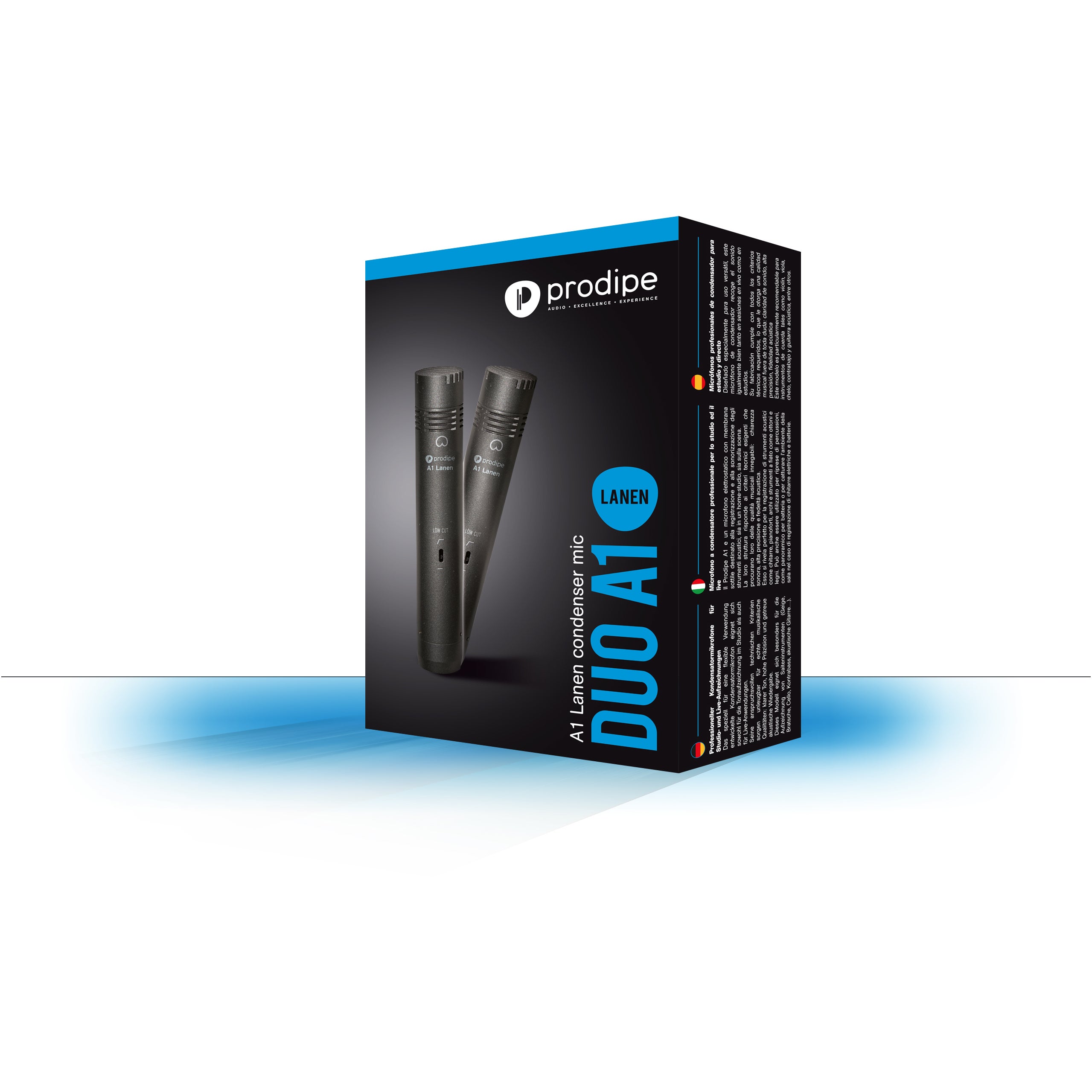 Prodipe A1 DUO condensator microfoons (set van 2)