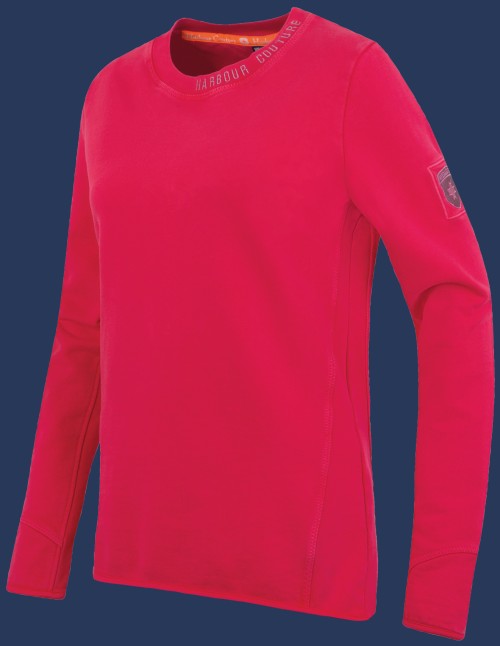 Beachpullover Lady French Terry 400, Berry