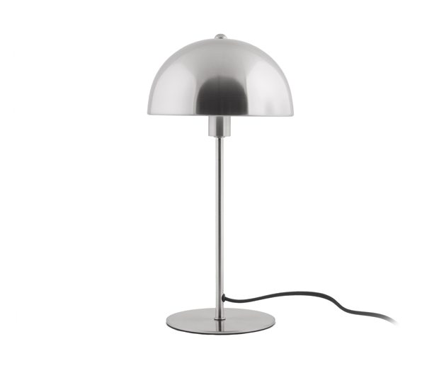 Table lamp Bonnet metal satin nickel