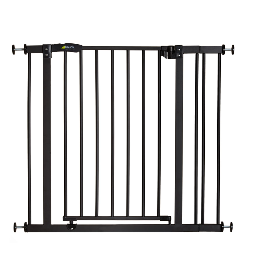 hauck Türschutzgitter Close'n Stop + 9 cm Verlängerung charcoal