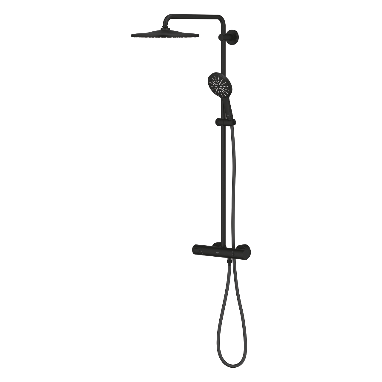 Grohe Rainshower Smartactive 310 opbouw regendouche phantom black - zwart mat