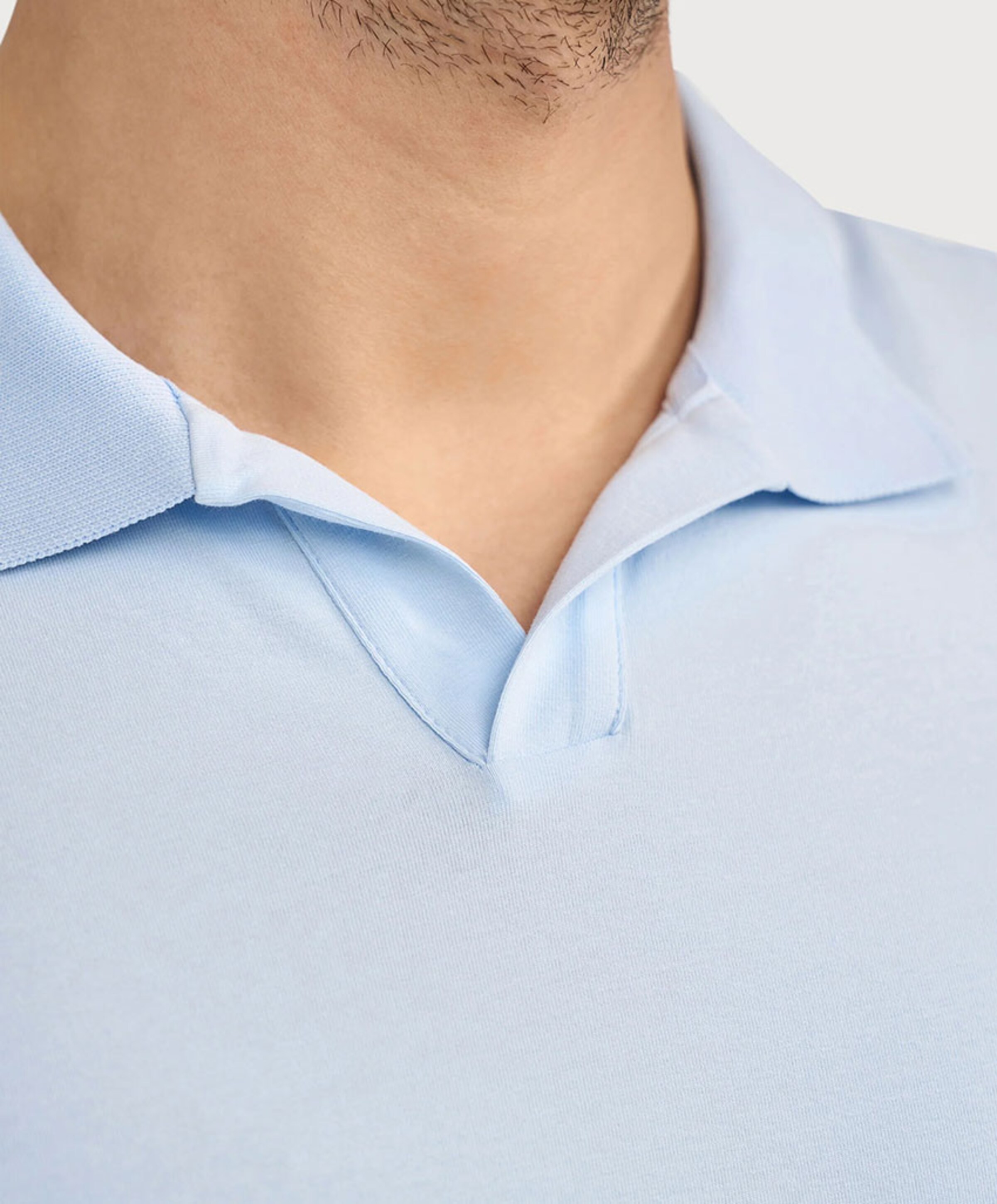 Blue industry Heren polo blauw