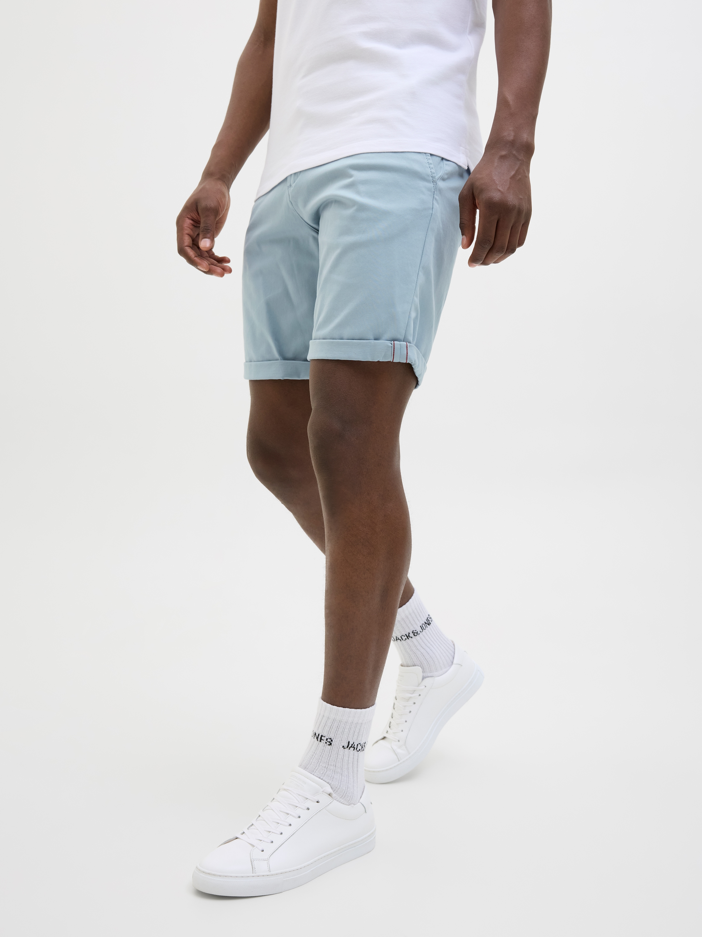 Jack & Jones Chinoshorts »JPSTBOWIE JJSHORTS S«  mit Aufschlag