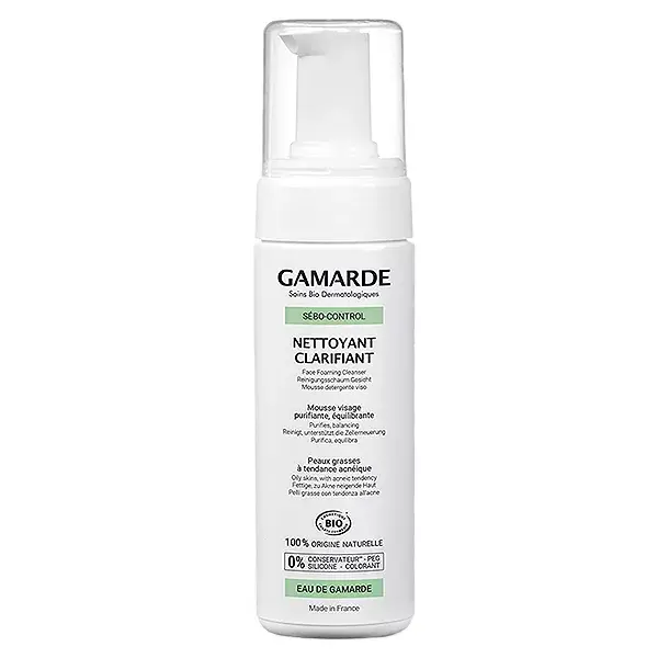Gamarde Sébo Control Nettoyant Clarifiant Bio 160ml