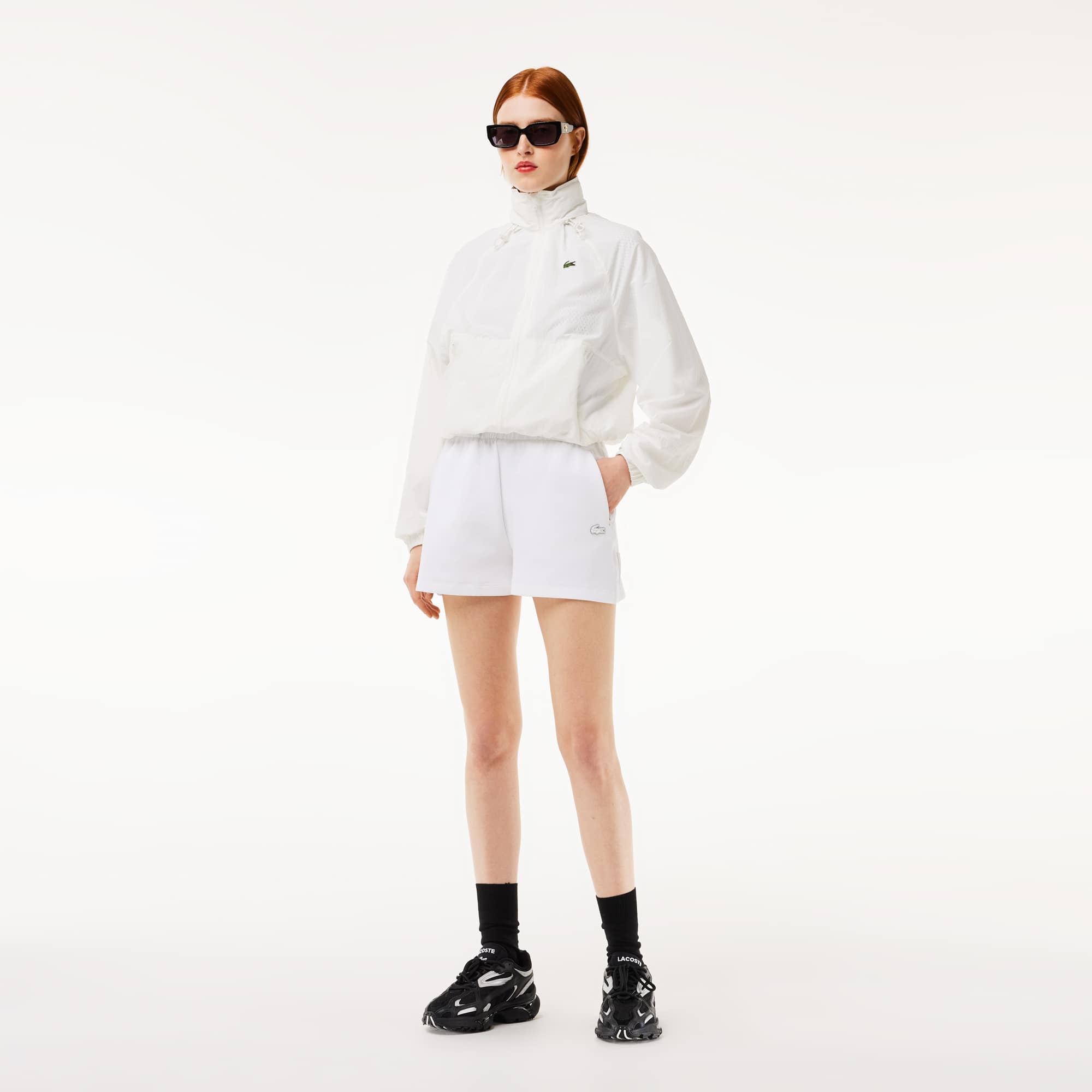 Short uni femme Lacoste Shorts - Blanc - Lacoste - Femme