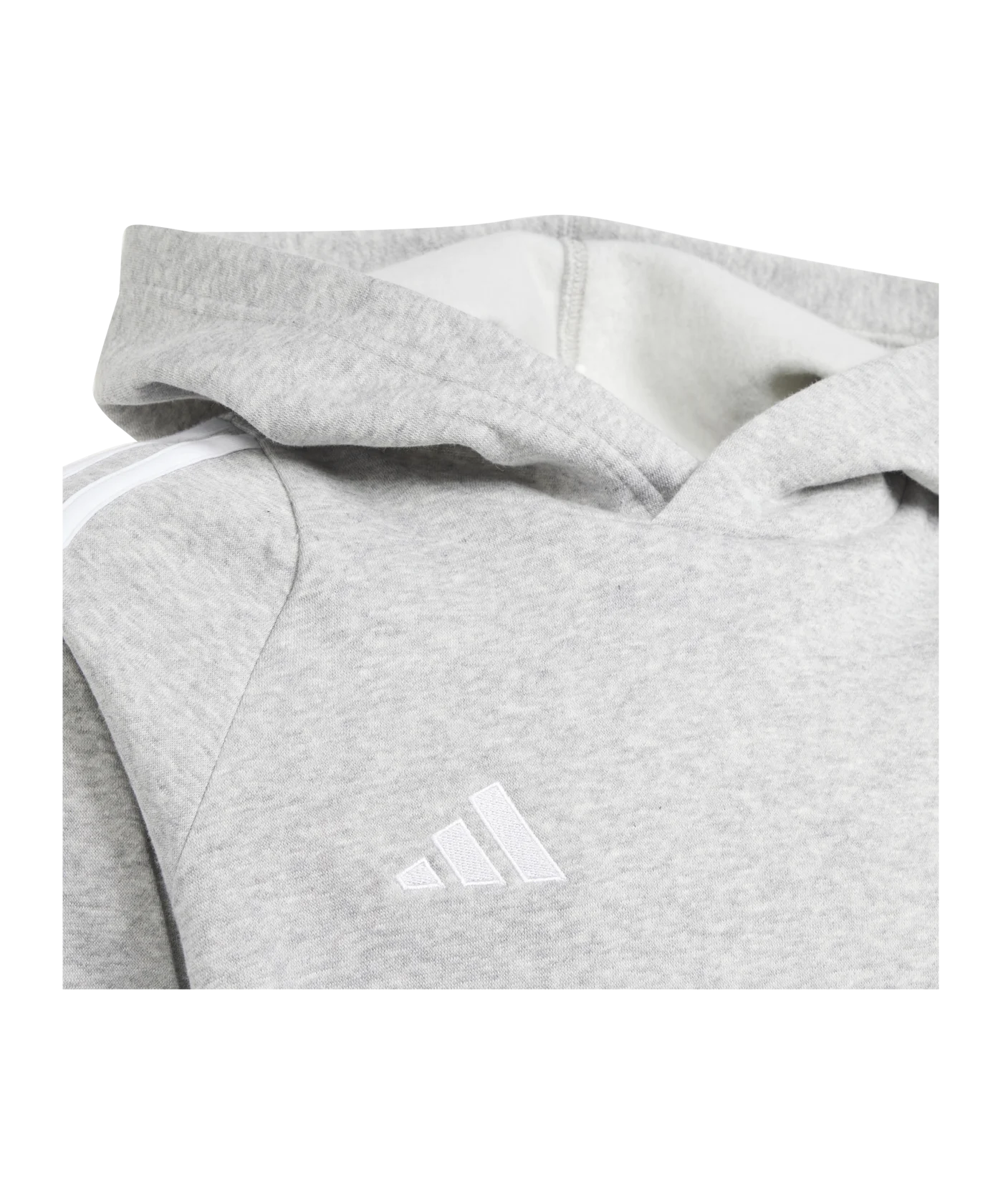 adidas Tiro 24 Hoody Kids Grau Weiss
