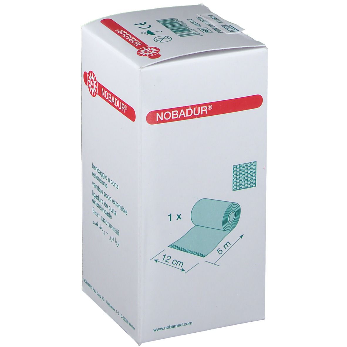 NOBADUR® Kurzzugbinde 12 cm x 5 m