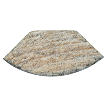 Kwartrond grenen zwart gelakt 13x13mm 270cm