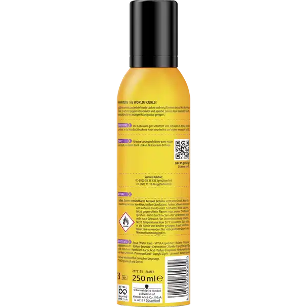 Schaumfestiger Lockmittel Locken Mousse