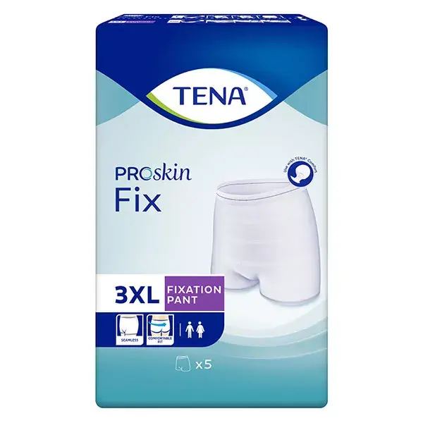 TENA Proskin Fix Support Slip Tamanho 3XL 5 unidades