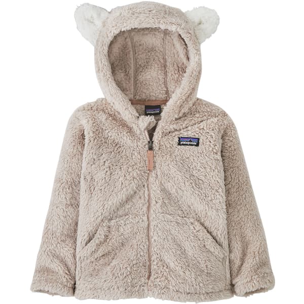 Veste polaire PATAGONIA BABY FURRY FRIENDS HOODY SHROOM TAUPE