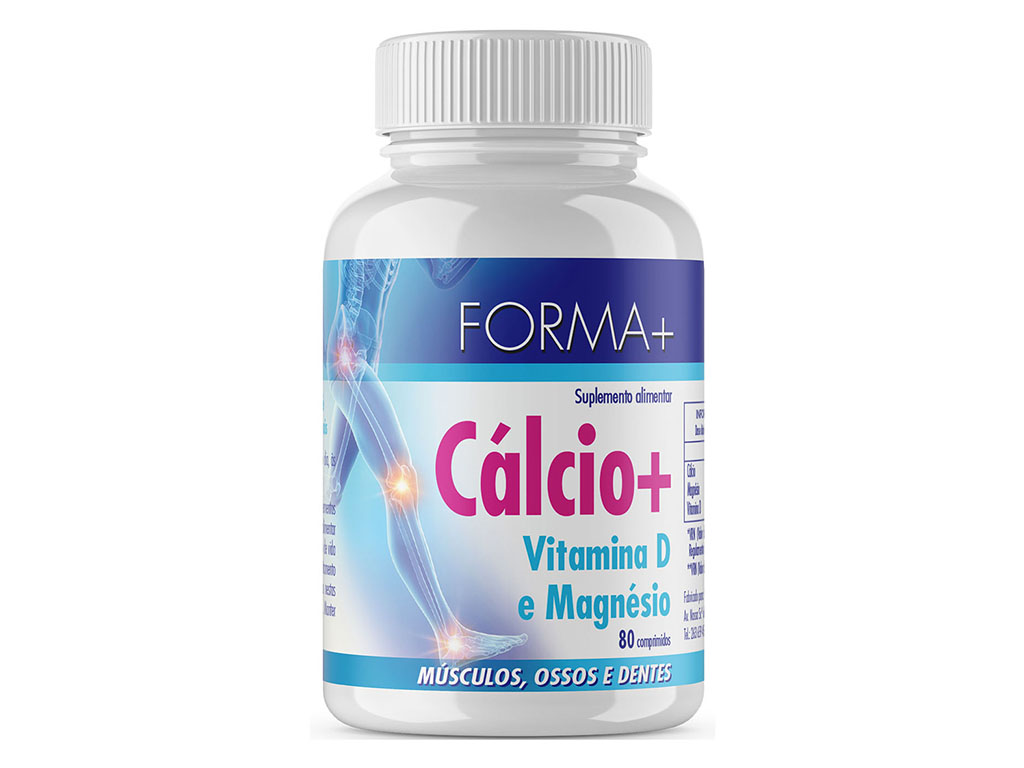 SUPLEMENTO FORMA  CÁLCIO VITAMINA D MAGNÉSIO 80 COMP