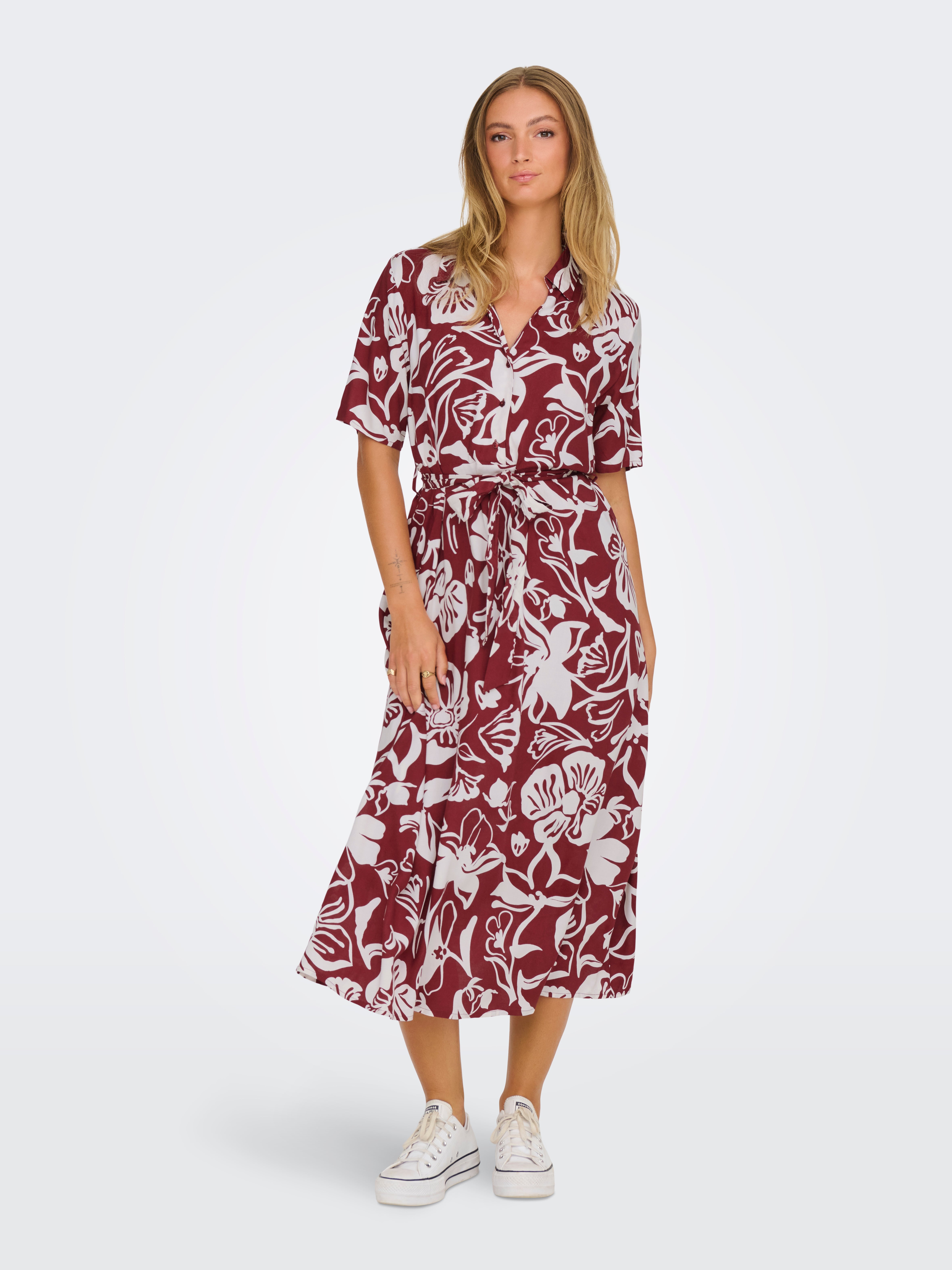 JDYSTAR Midikleid Tibetan Red