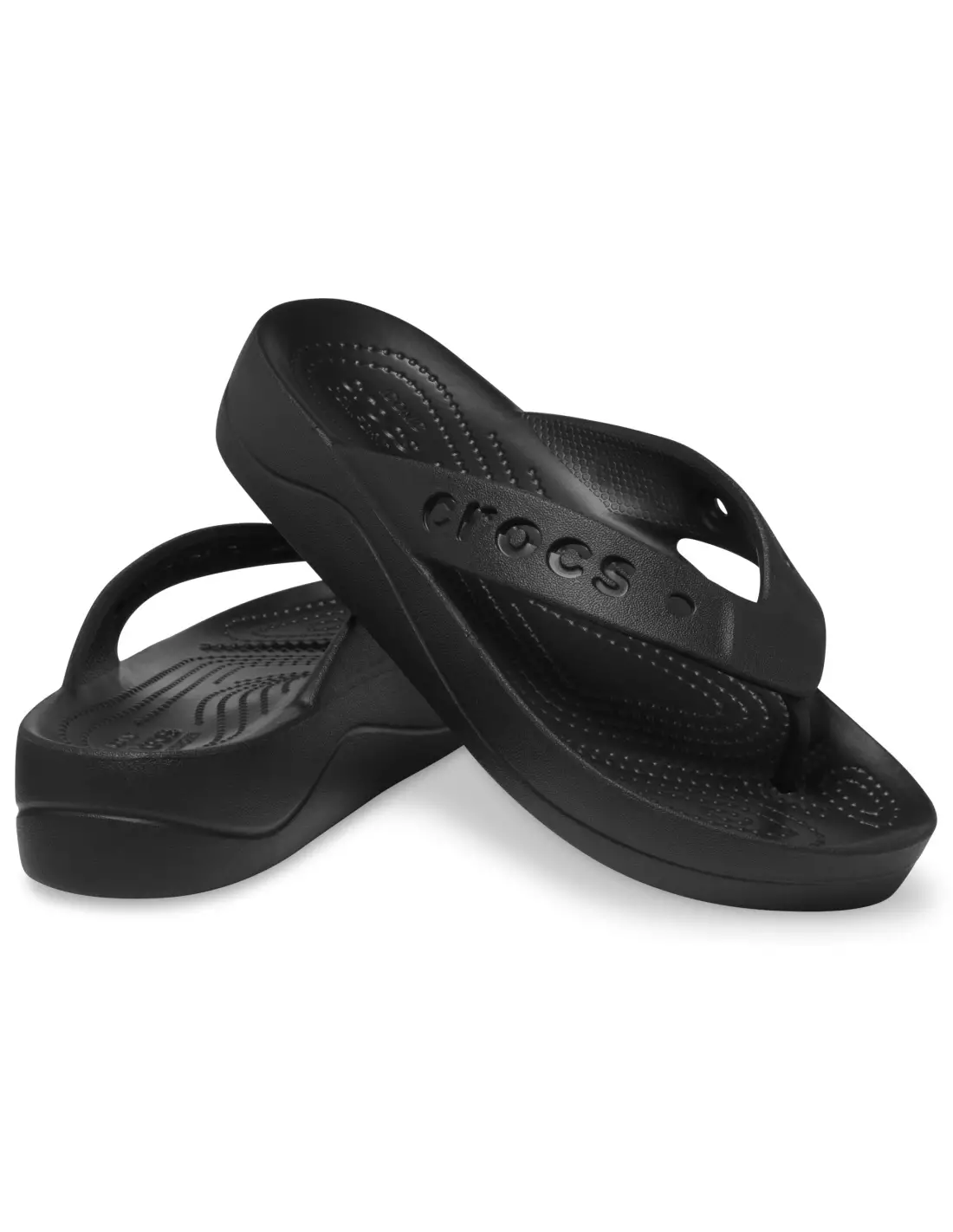 CROCS Baya Platform Flip - Mules & sabots 001BLACK