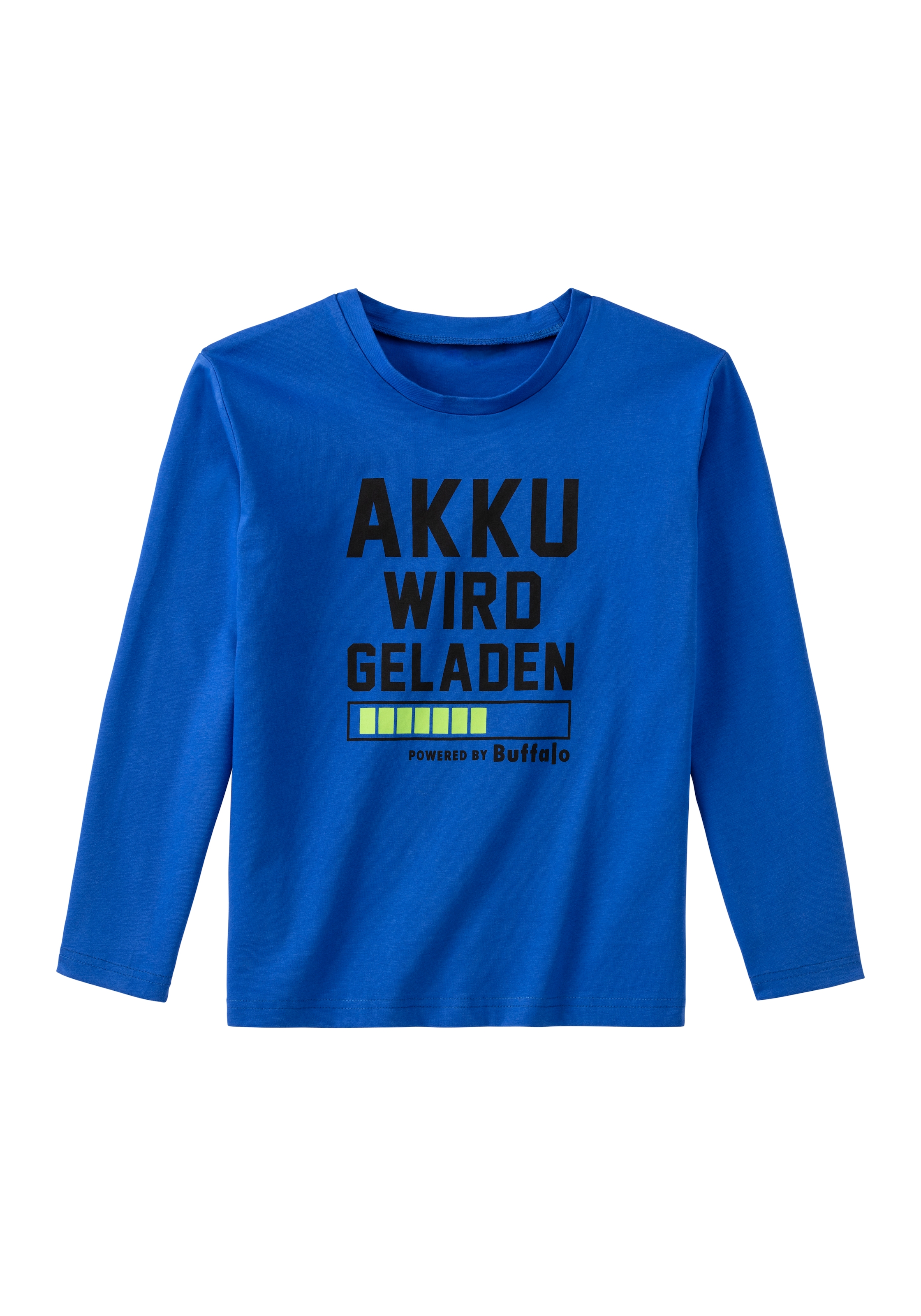Buffalo Pyjama, 2 Stk. Schlafanzug mit Spruch Akku wird geladen