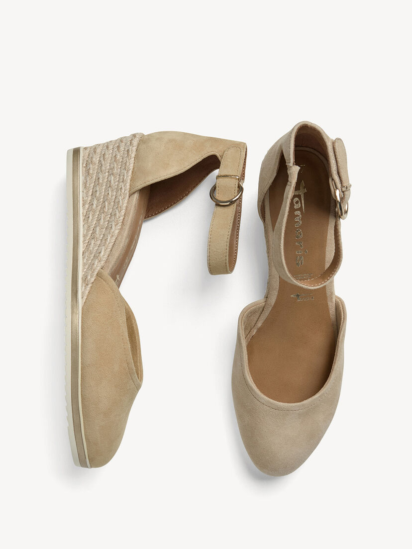 Leren Sleehakpumps - bruin