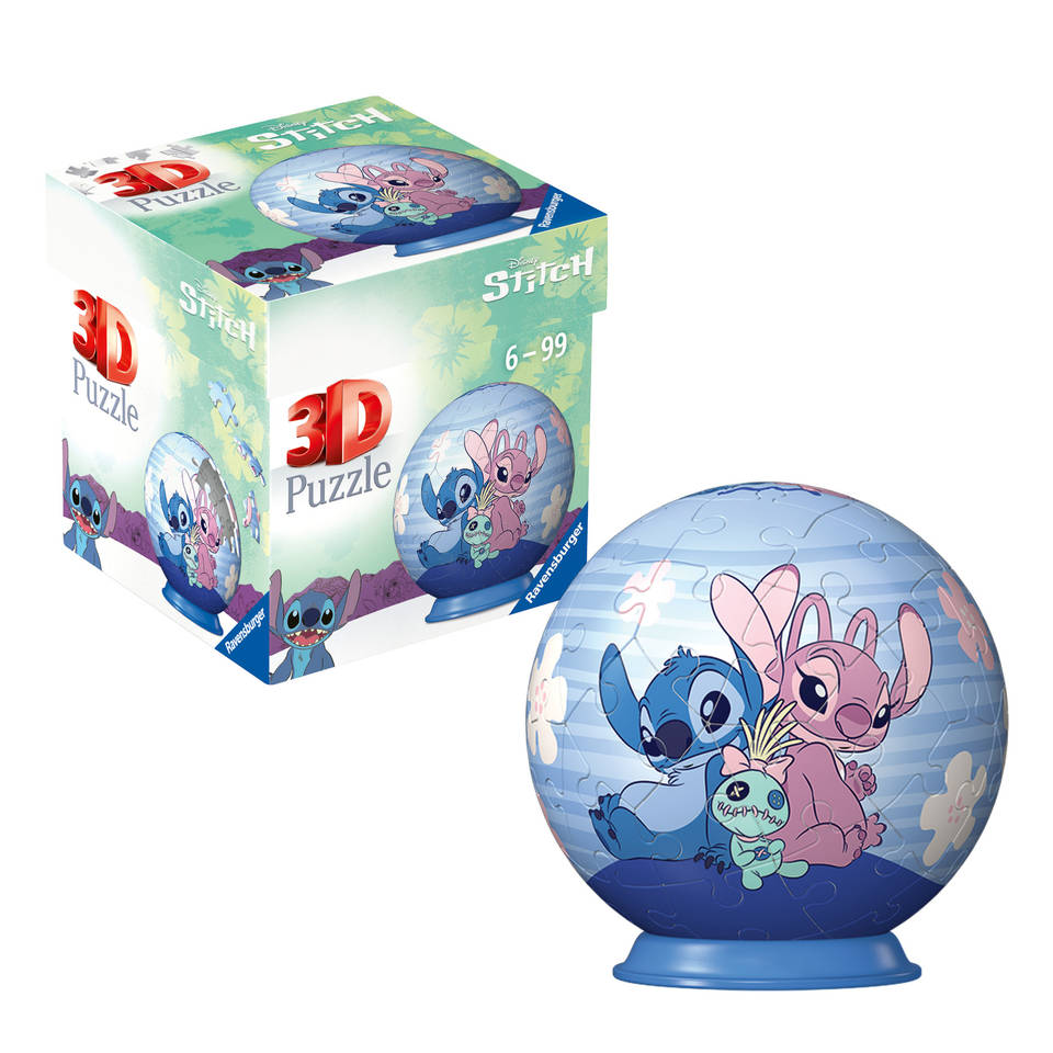 Ravensburger Disney Stitch 3D-puzzelbal 3 - 54 stukjes