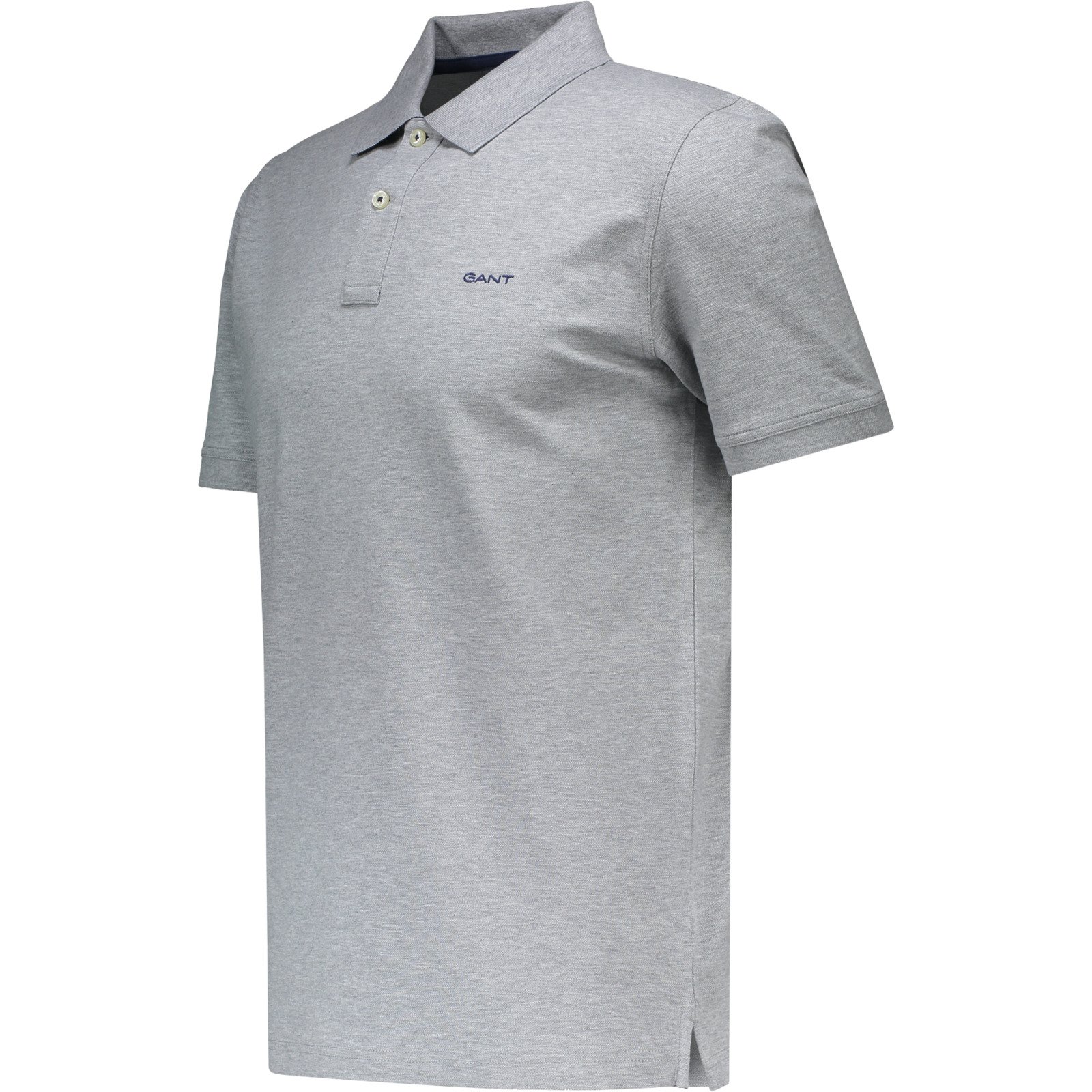 Gant Herren-Poloshirt Reg Contrast Piquet XXL, grau