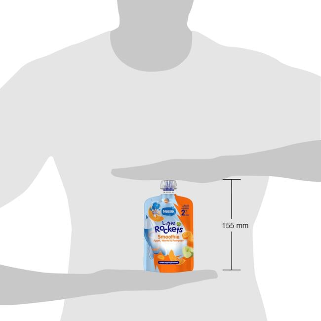 Nestlé Little Rockets Smoothie Appel Wortel Pompoen 2+