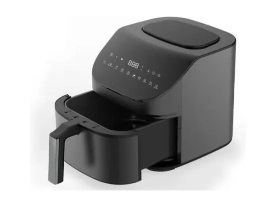 Friteuse diététique - LITTLE BALANCE - Crousty light XL - 7 L - 1600 W - 10 programmes - Noir