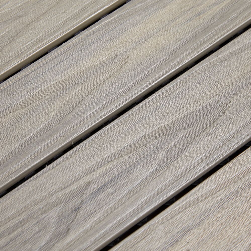TERRASSEFLIS HORTUS KOMPOSITT 30X30CM LYSGRÅ 4-PAK