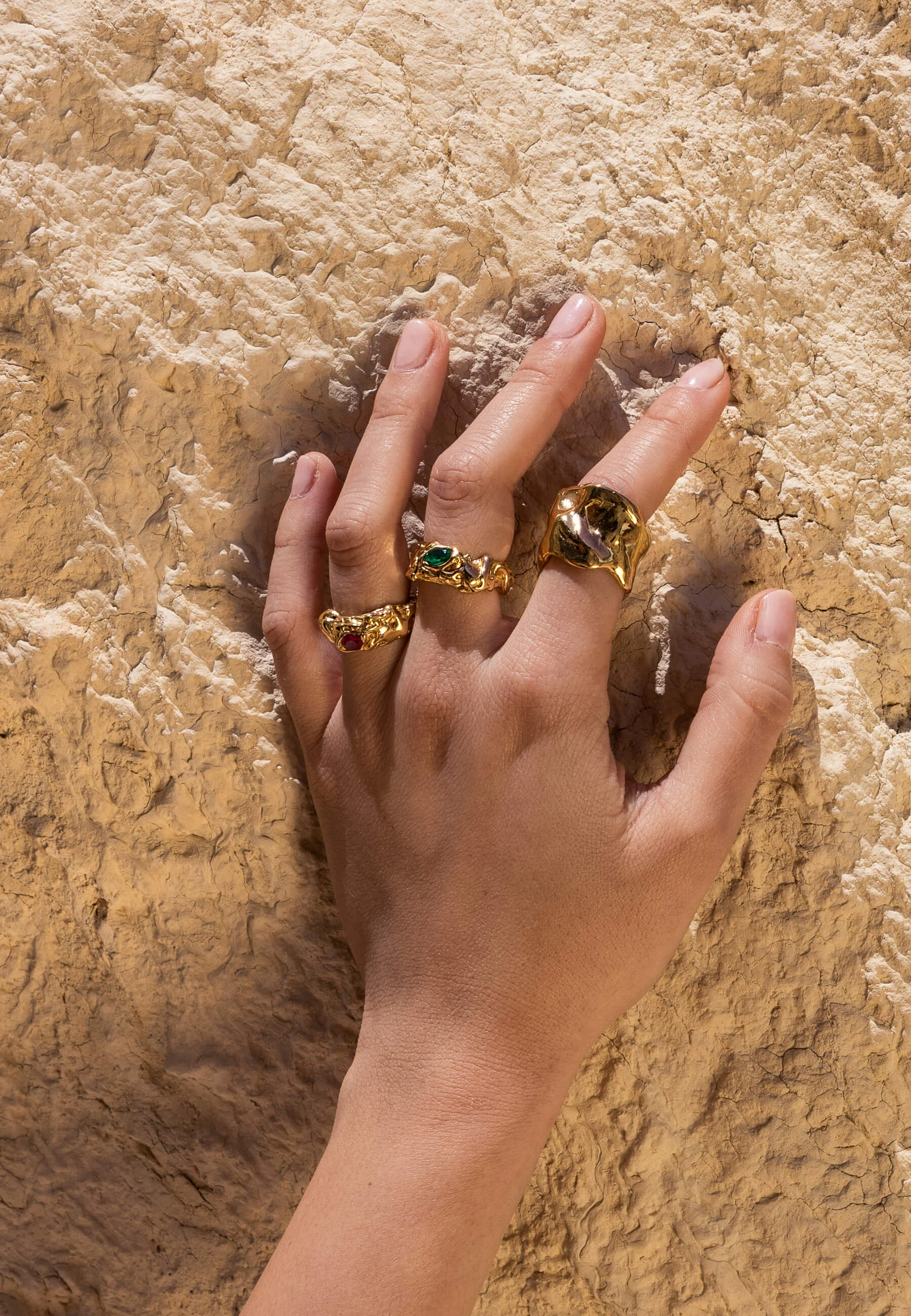 BAGUE CLEMENCE - Bague artisanale | Doré