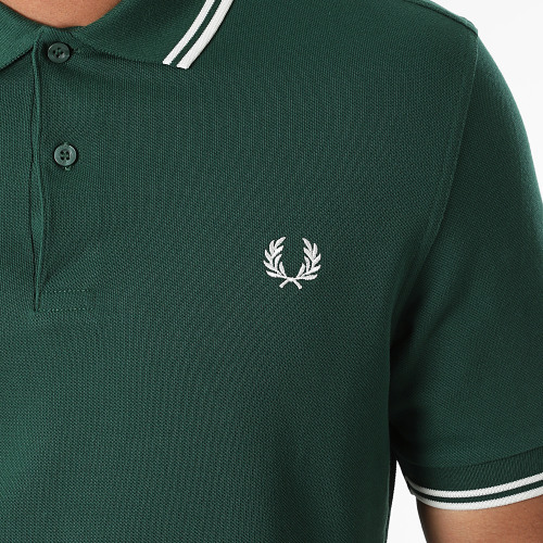 Polo Manches Courtes Twin Tipped M3600 Vert