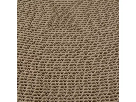 Griffoir réversible en carton à motifs - Jaune - L 43 x l 22 x H 8,8 cm