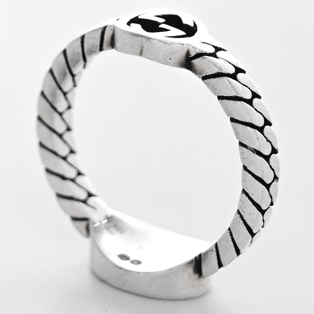 Gucci Bague en Argent argentée - Très bon état