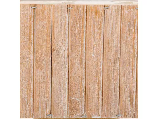 Panier rectangulaire en bois marron 35.5x14.5x11h