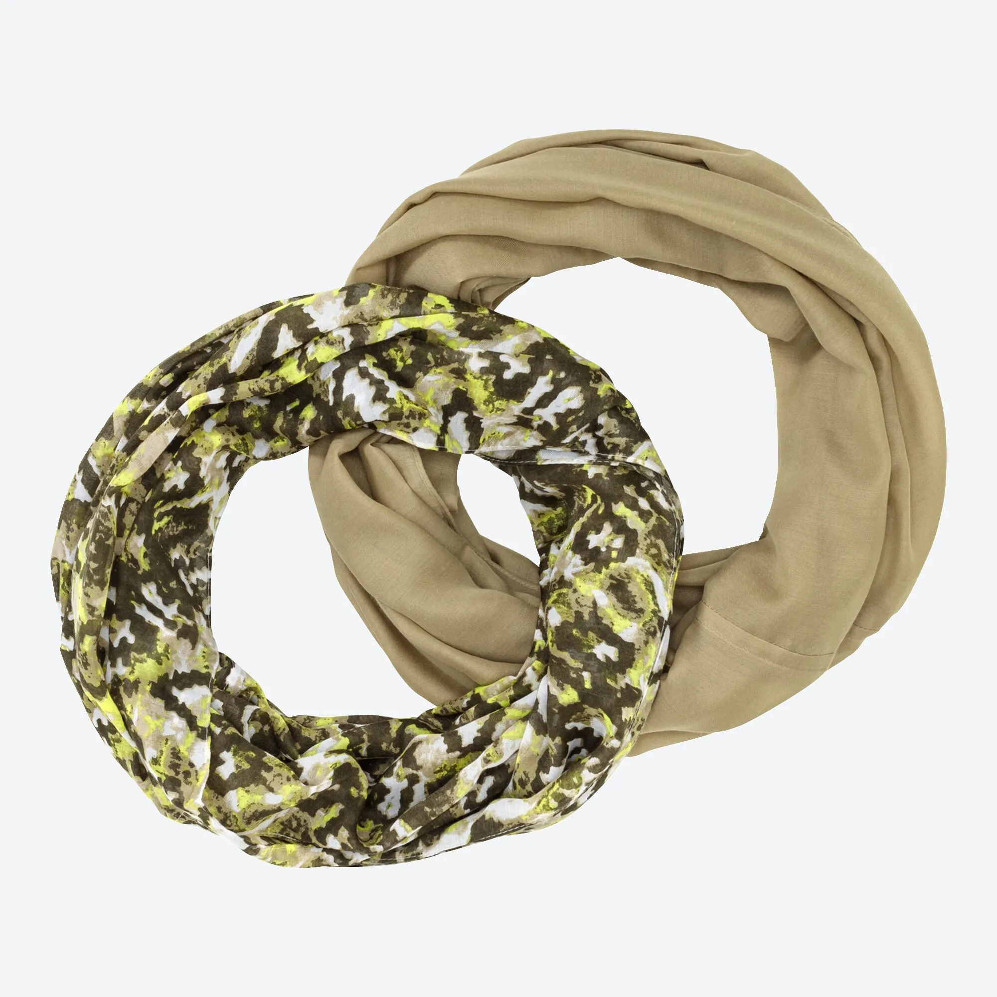 Damen-Loop-Schal, 2er-Pack