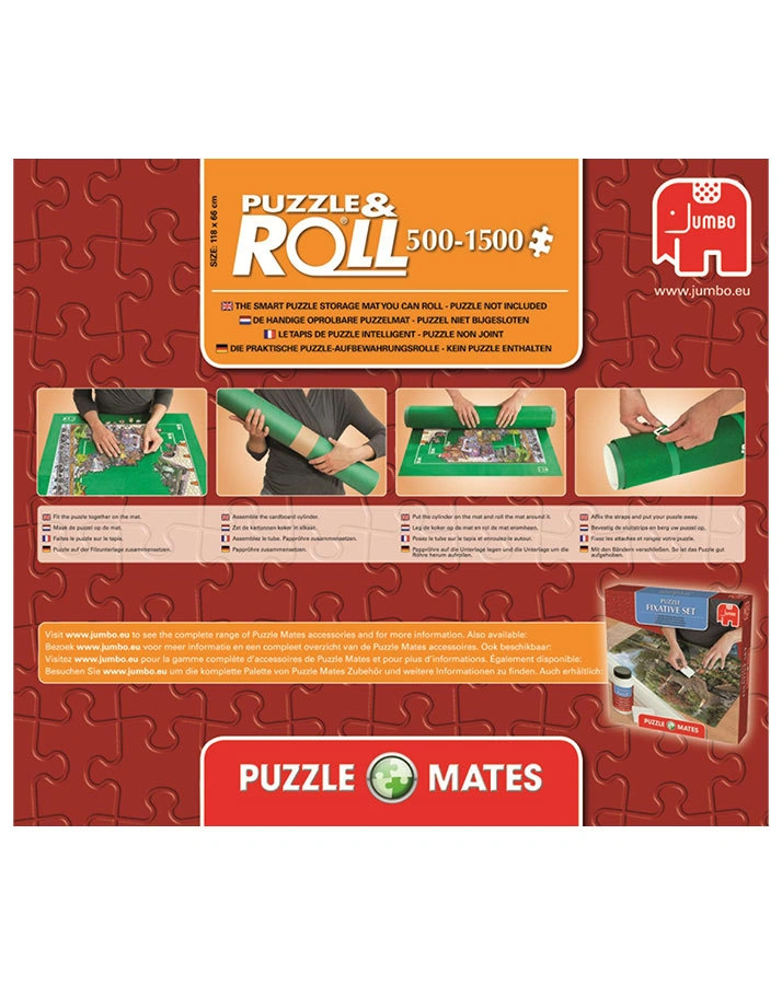 Puzzle-Transporttasche PUZZLE MATES – PUZZLE & ROLL in grün