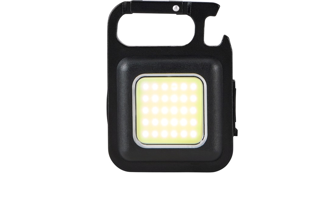 Kraftig mini lygte, 500 Lm, genopladelig