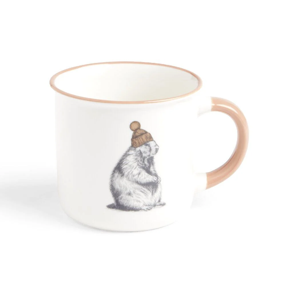 Lot de 4 mugs animaux 33,5cl