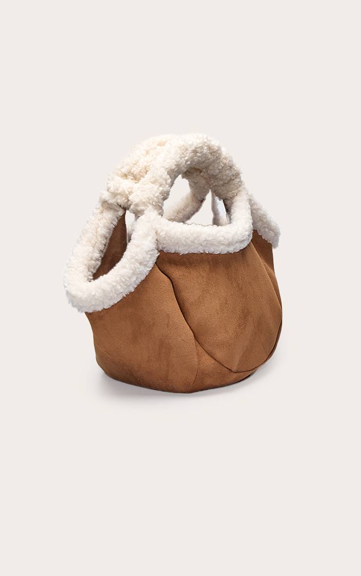 Châtaigne Sac Cabas En Synthétique Doublé De Synthétique