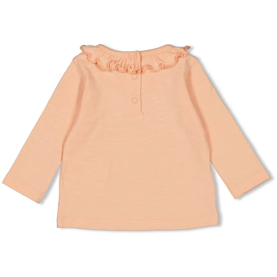 Feetje Langarmshirt Cutie Fruity Perzik
