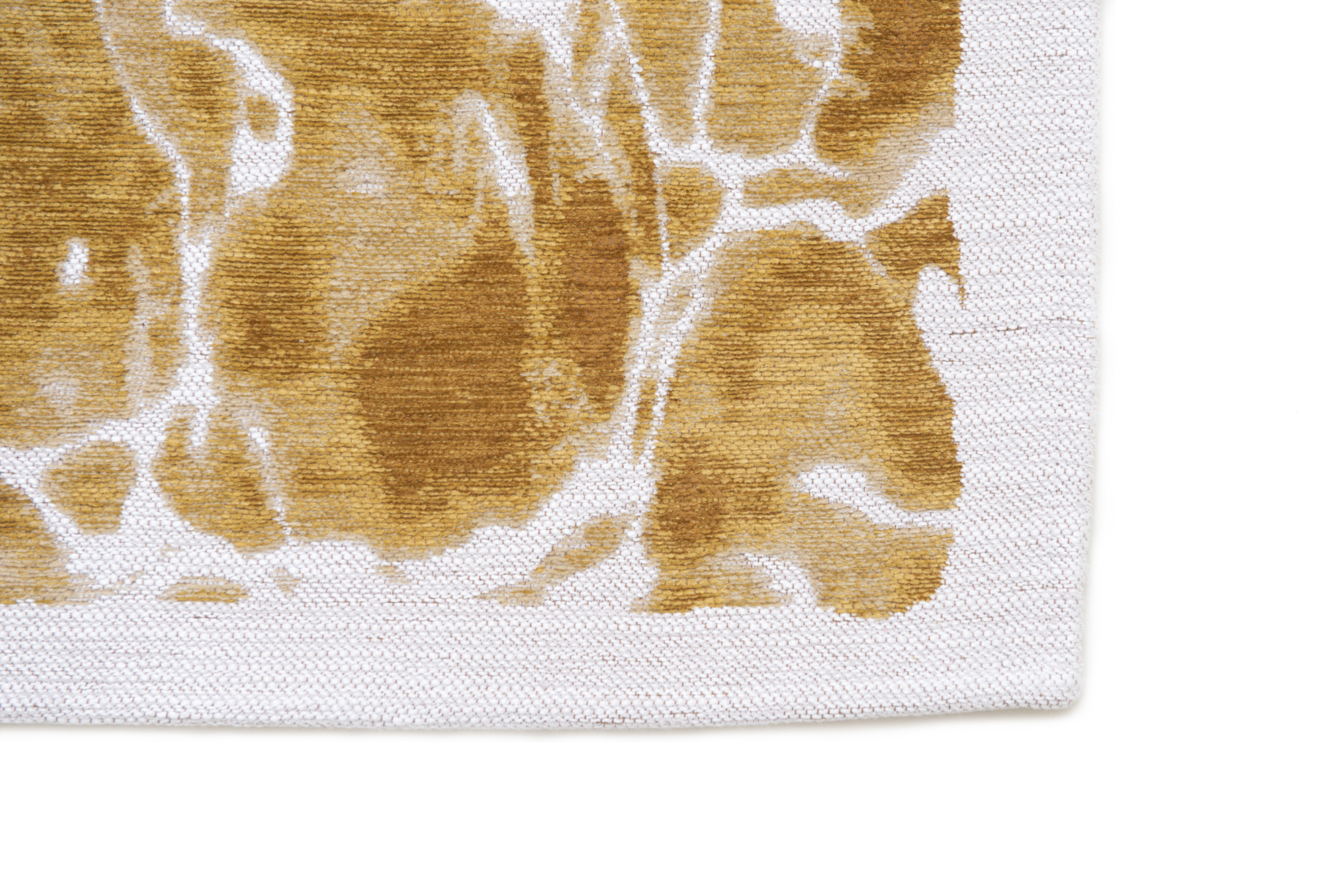 Ecorugs vloerkleed Swim goud 80x250 cm