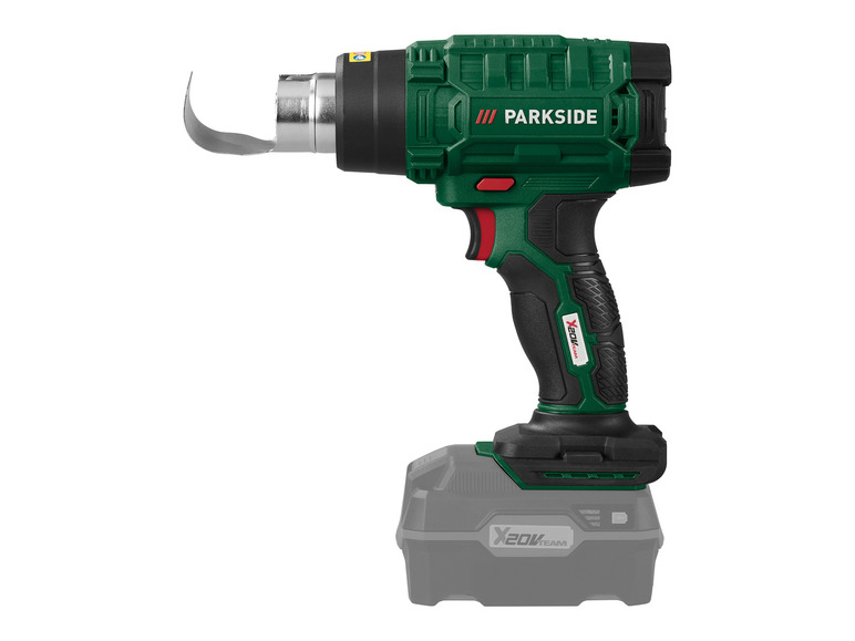 Accu-heteluchtpistool 20 V zonder accu en lader