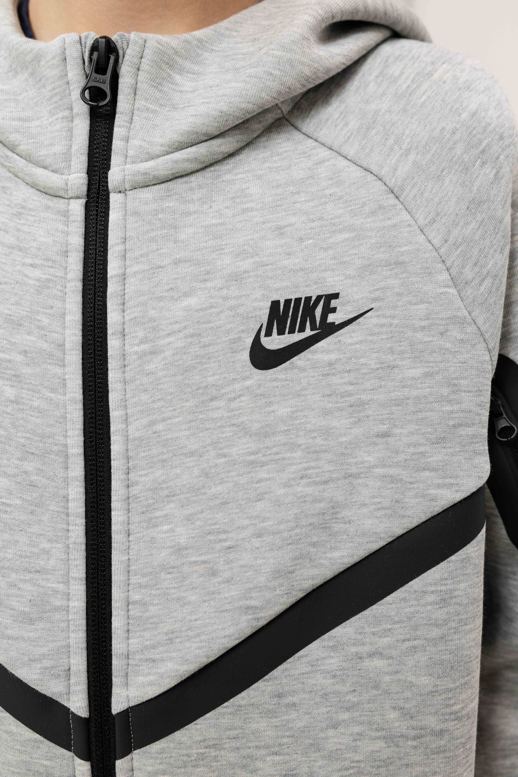 Nike Tech Fleece Trainingspak Kids Grijs