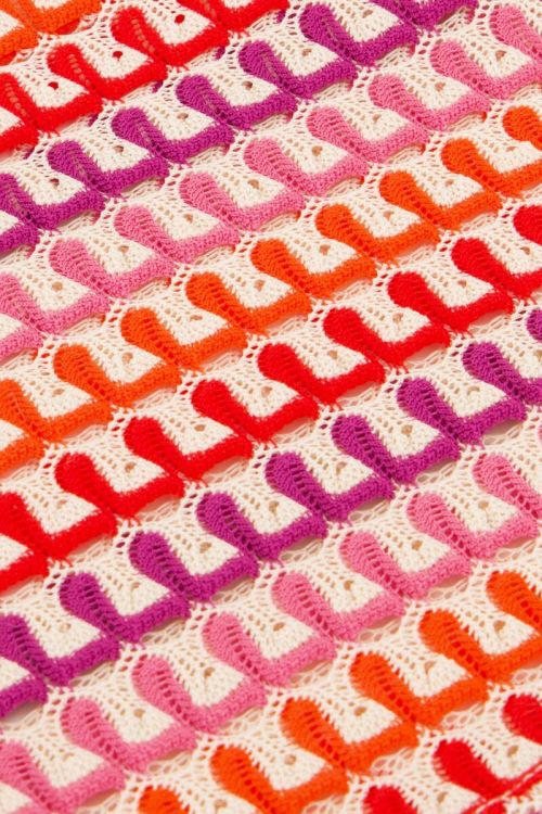 Multikleur crochet tanktop