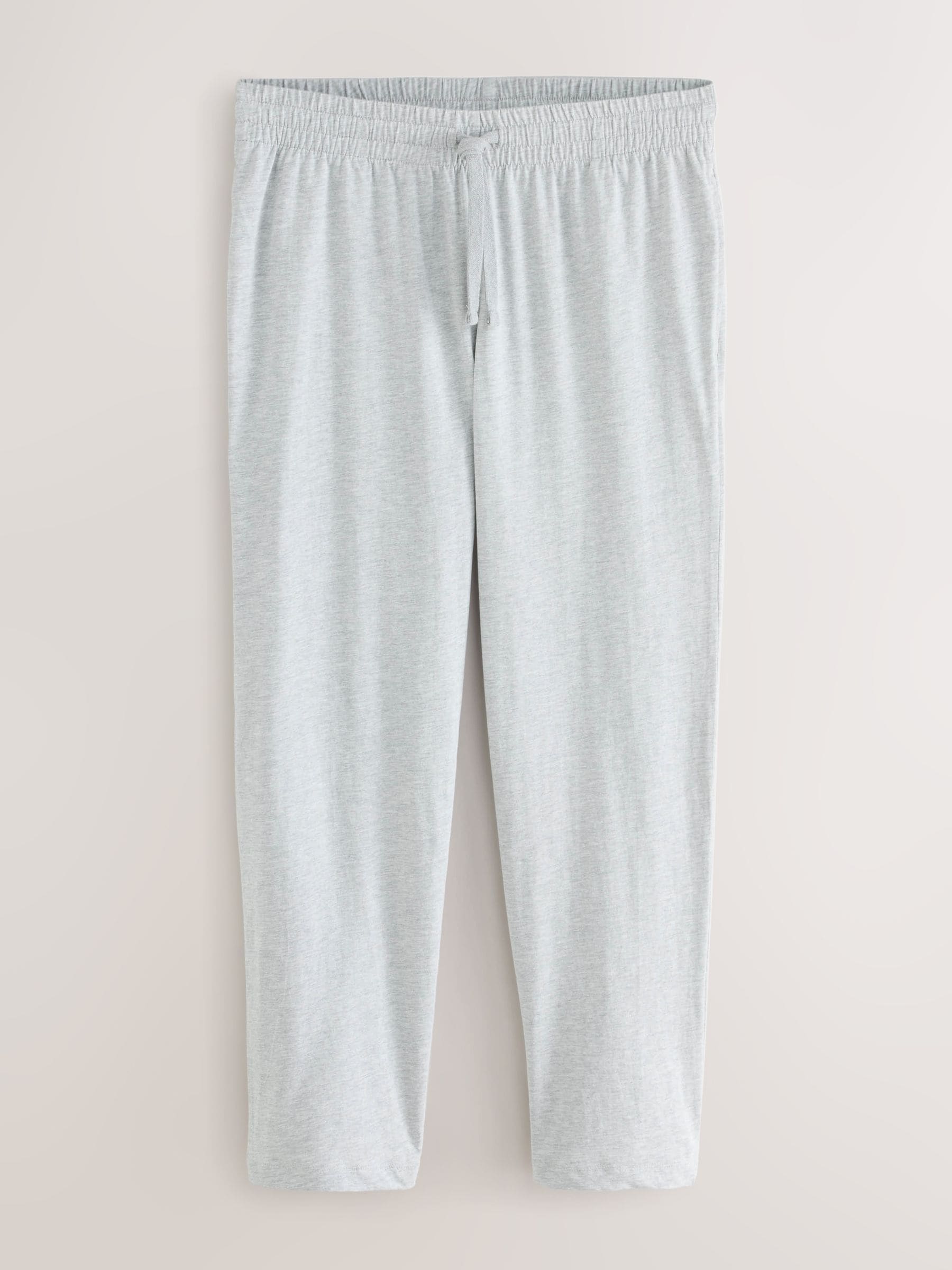 Navy Blue/Light Grey - Open Hem Pyjama Bottoms Set 2 Pack