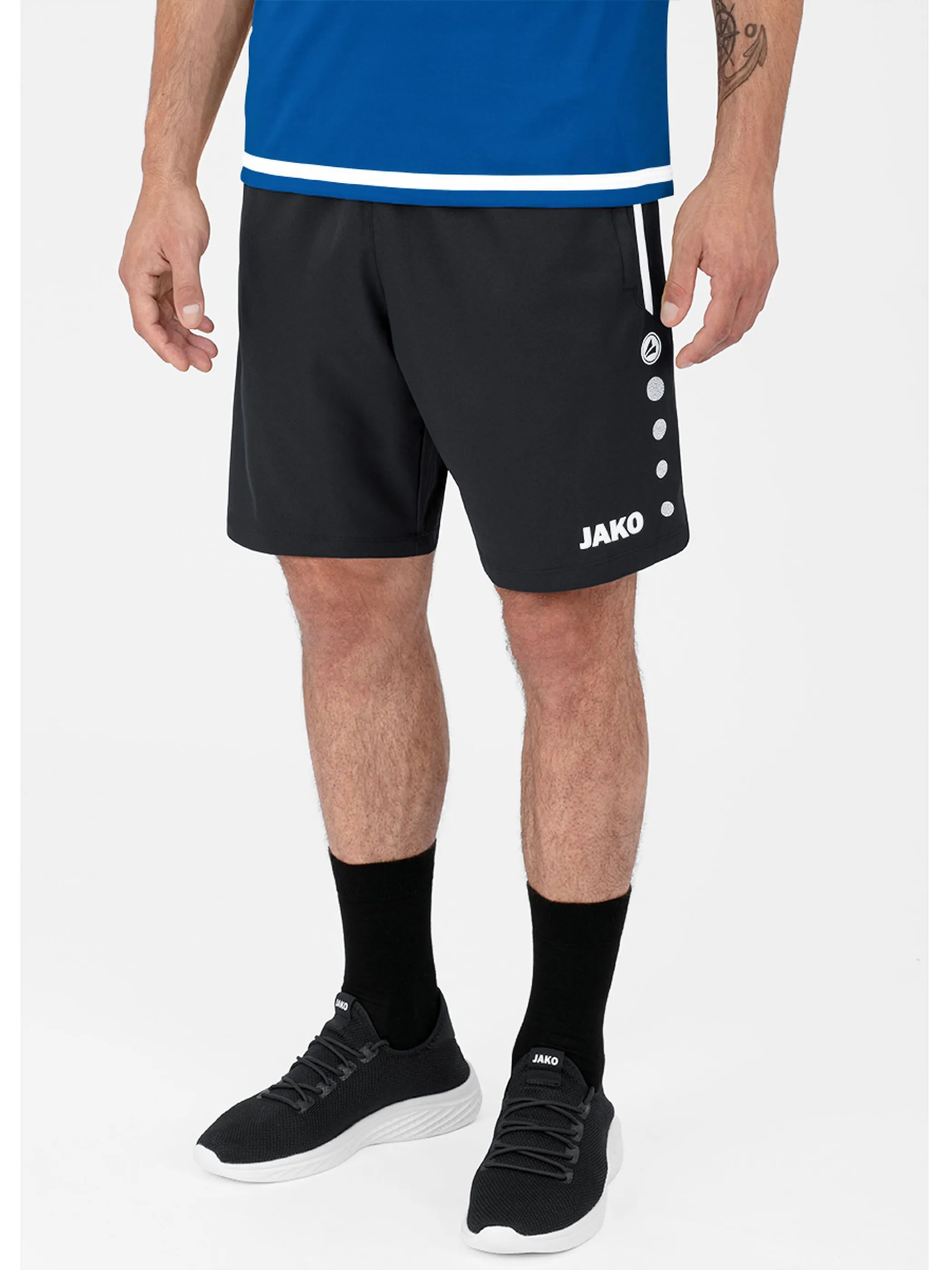 Herren Sporthose mit Print und Seitenstreifen