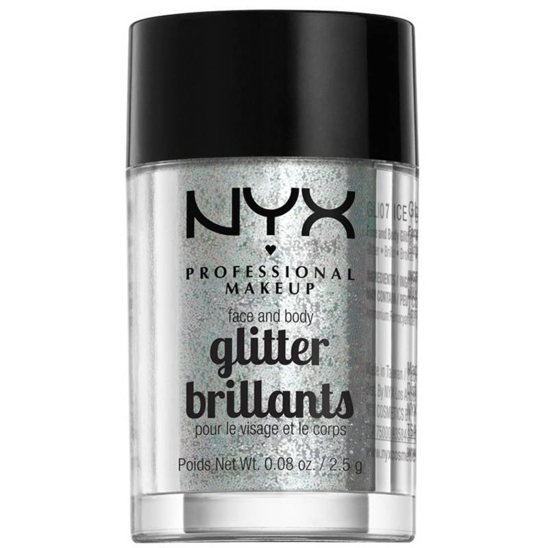 NYX Prof. Makeup Face & Body Glitter Brillants 2,5 gr. - Ice