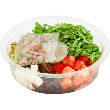 Jumbo Salade Bowl Aubergine Pesto met Tomaat, Rucola, Witte Kaas en Pistachenoten 300 g